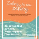 Krajská prehliadka detského hudobného folklóru "Zahraj že mi, zahraj" 21.4.2018
